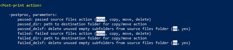 Automatically delete, copy, or move files after printing