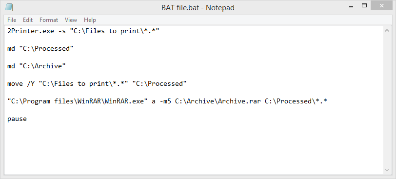 How To Create a BAT File