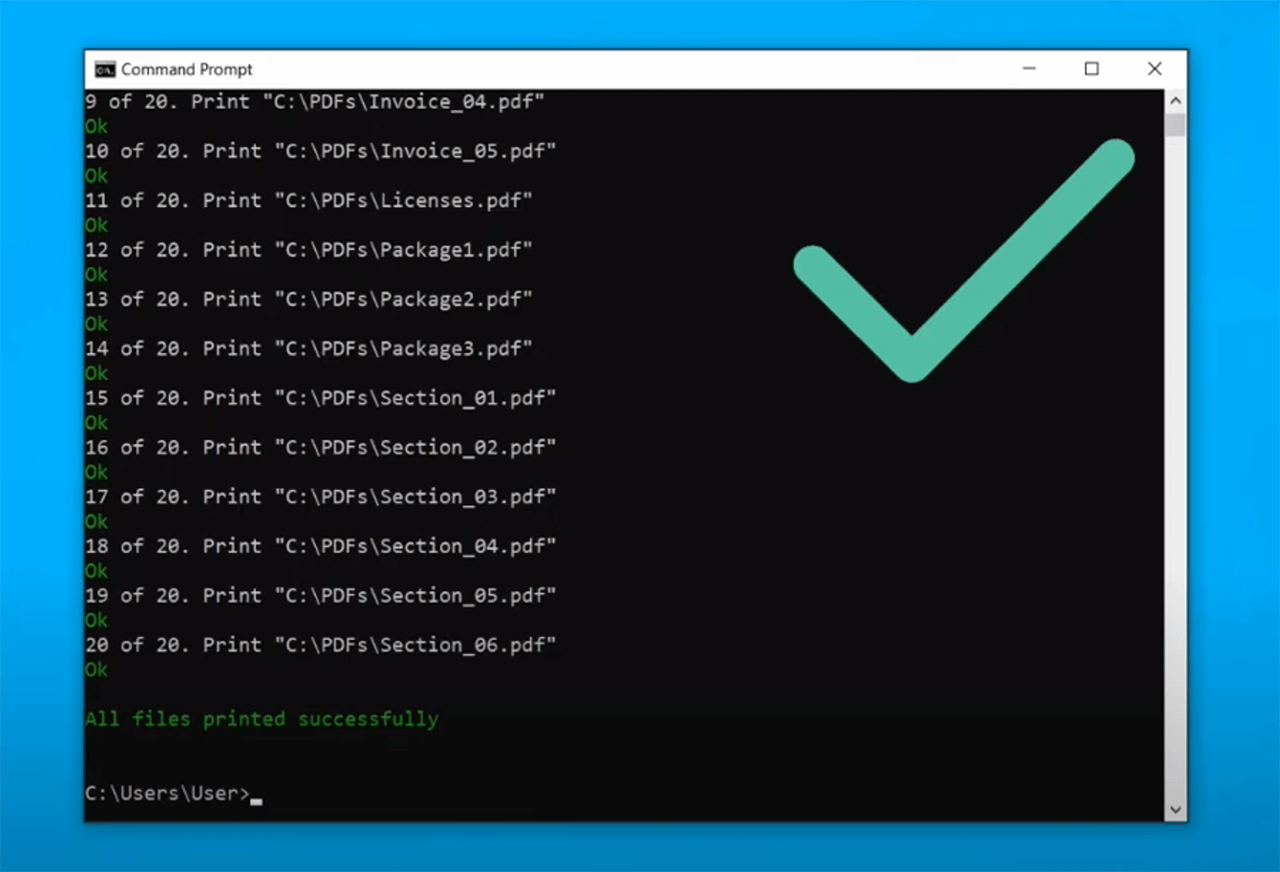 How to PDF from Command Line on Windows - 2Printer